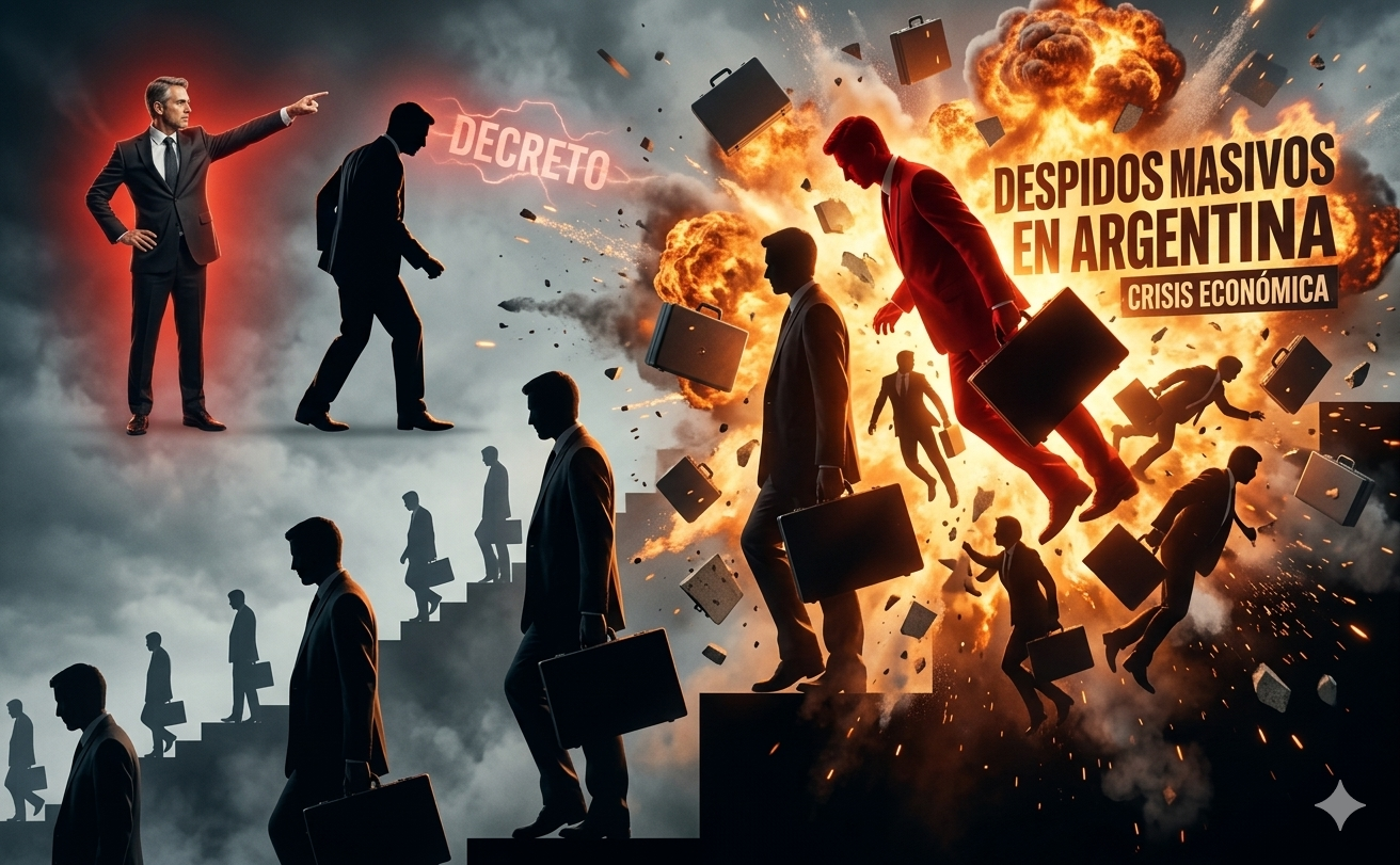 Cierre y despidos masivos, debido a la gran crisis de consumo que atraviesael país.