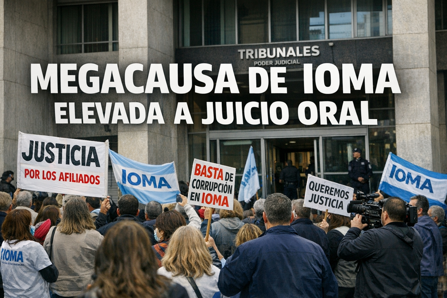 La megacausa por corrupción en el IOMA, se elevo a juicio oral.