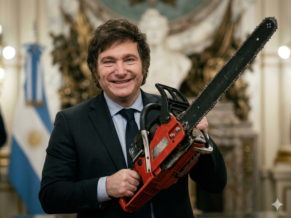 La motosierra no para: se está analizando la reducción de 5000 puestos de trabajoen el estado Nacional, venta de terrenos y privatizaciones.