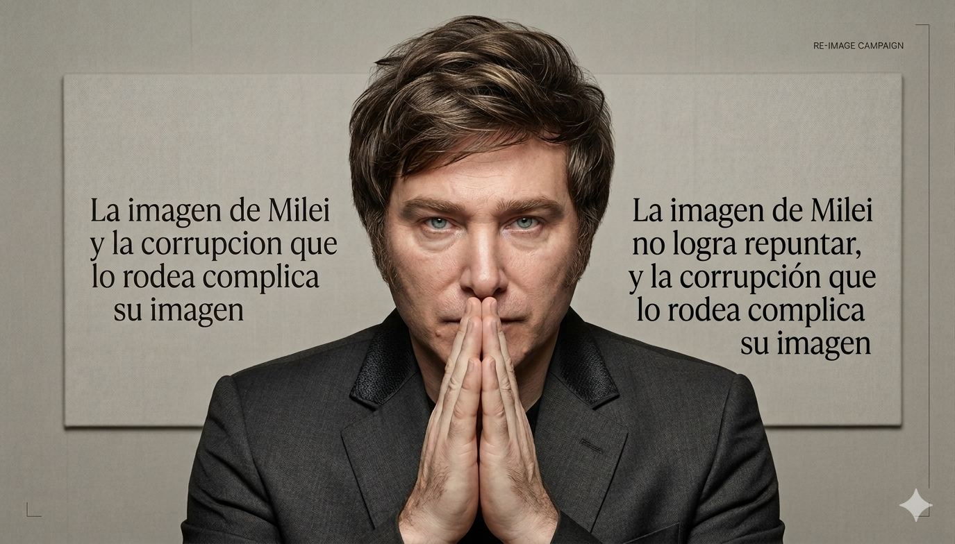 La confianza en el Gobierno cayó por cuarto mes seguido, es la más baja con Milei y cae fuerte en los jóvenes