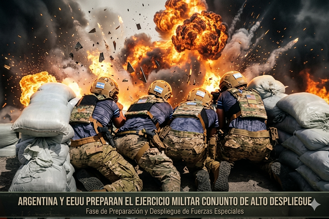 La Casa Rosada, afirma que habrá cambios en el ejercicio militar entre Argentina y EEUU. Esta previsto que ambos paises, preparen el ejercicio militar conjunto de alto despliegue.