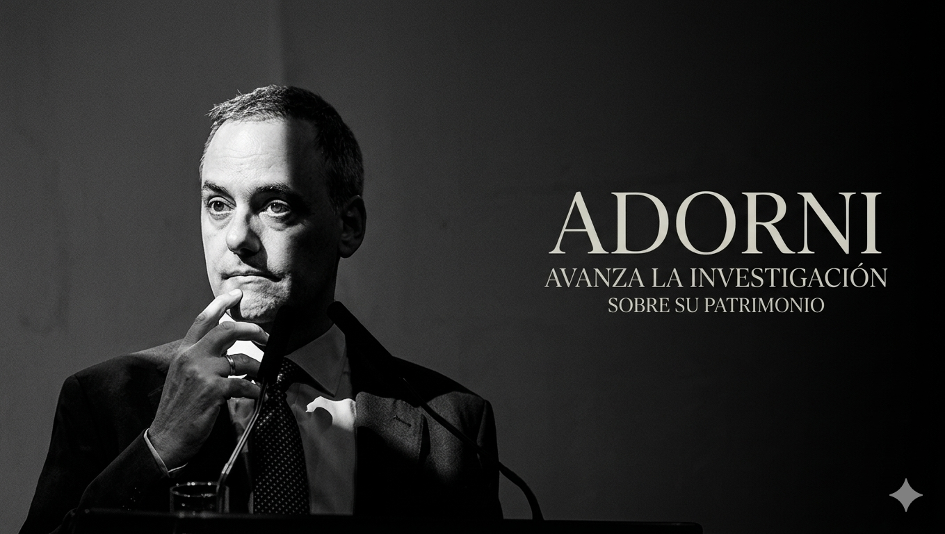 Adorni, avanza la investigación sobre su patrimonio y citan a la escribana que intervino, como testigo.