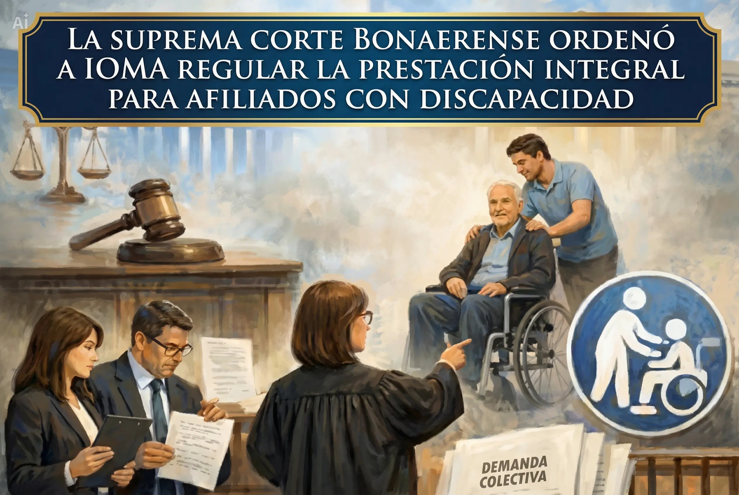 La Suprema Corte bonaerense ordenó a IOMA regularla prestación integral para afiliados con discapacidad.