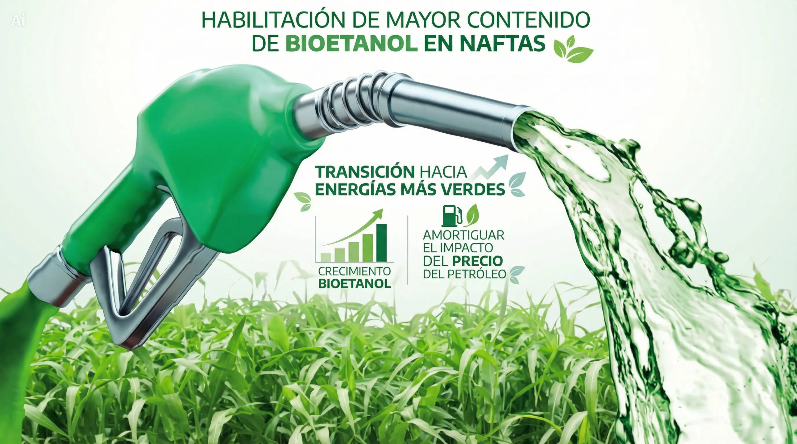 Habilitan un mayor contenido de bioetanol en las naftas para amortiguar el impacto del precio del petróleo