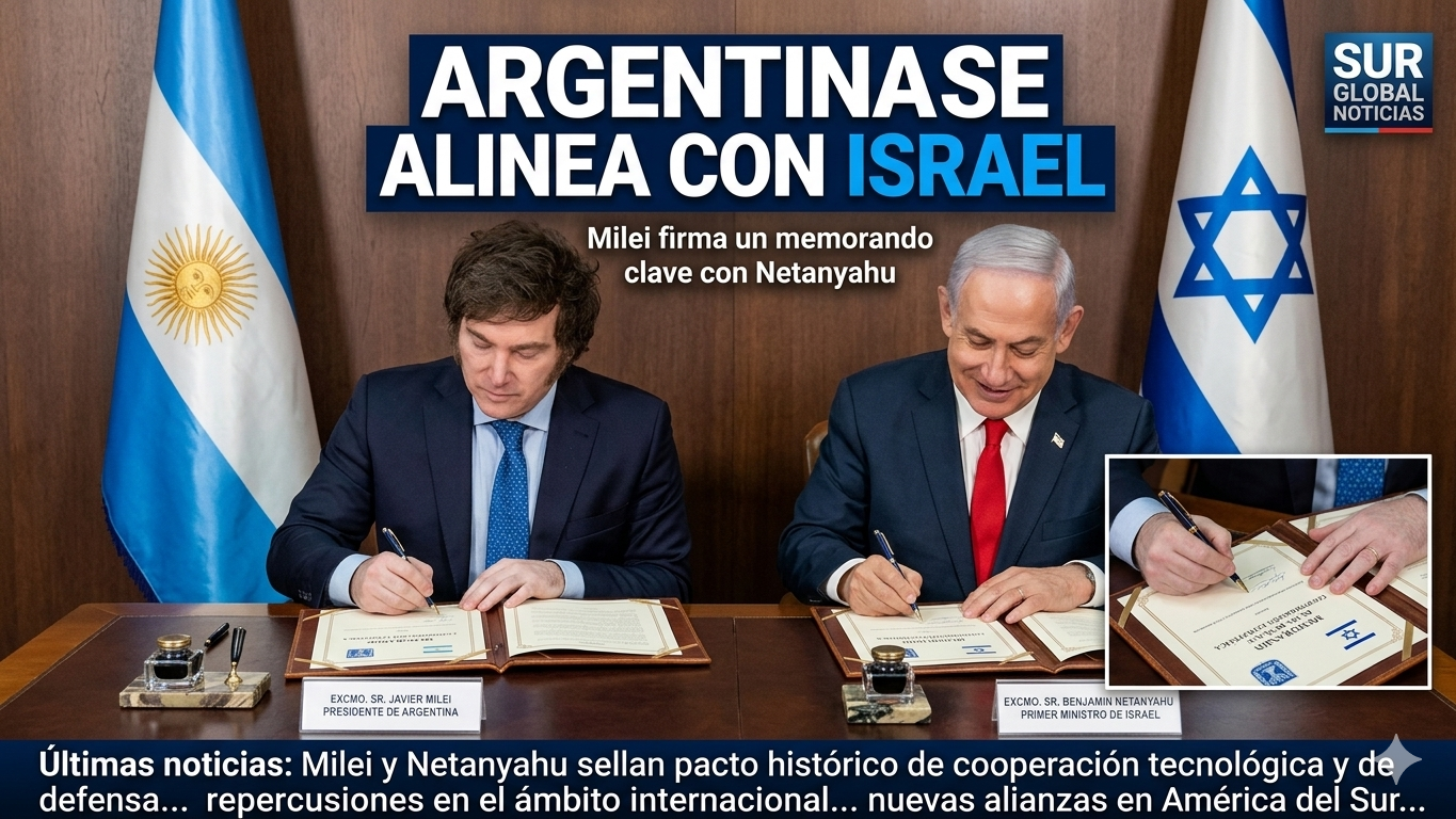 EN PLENA TENSIÓN BÉLICA, JAVIER MILEI VIAJO A ISRAEL, Y FORTALECE LAZOS CON BENJAMÍN NETANYAHU