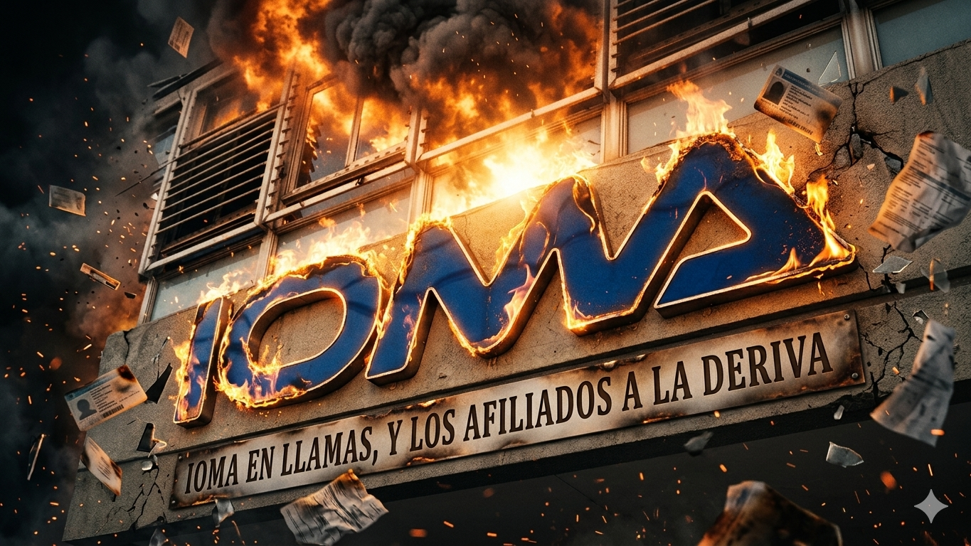 IOMA en llamas, por la profunda crisis que se denuncia en casi la totalidad de las prestaciones y deudas millonarias, mientras tanto, los afiliados a la deriva.