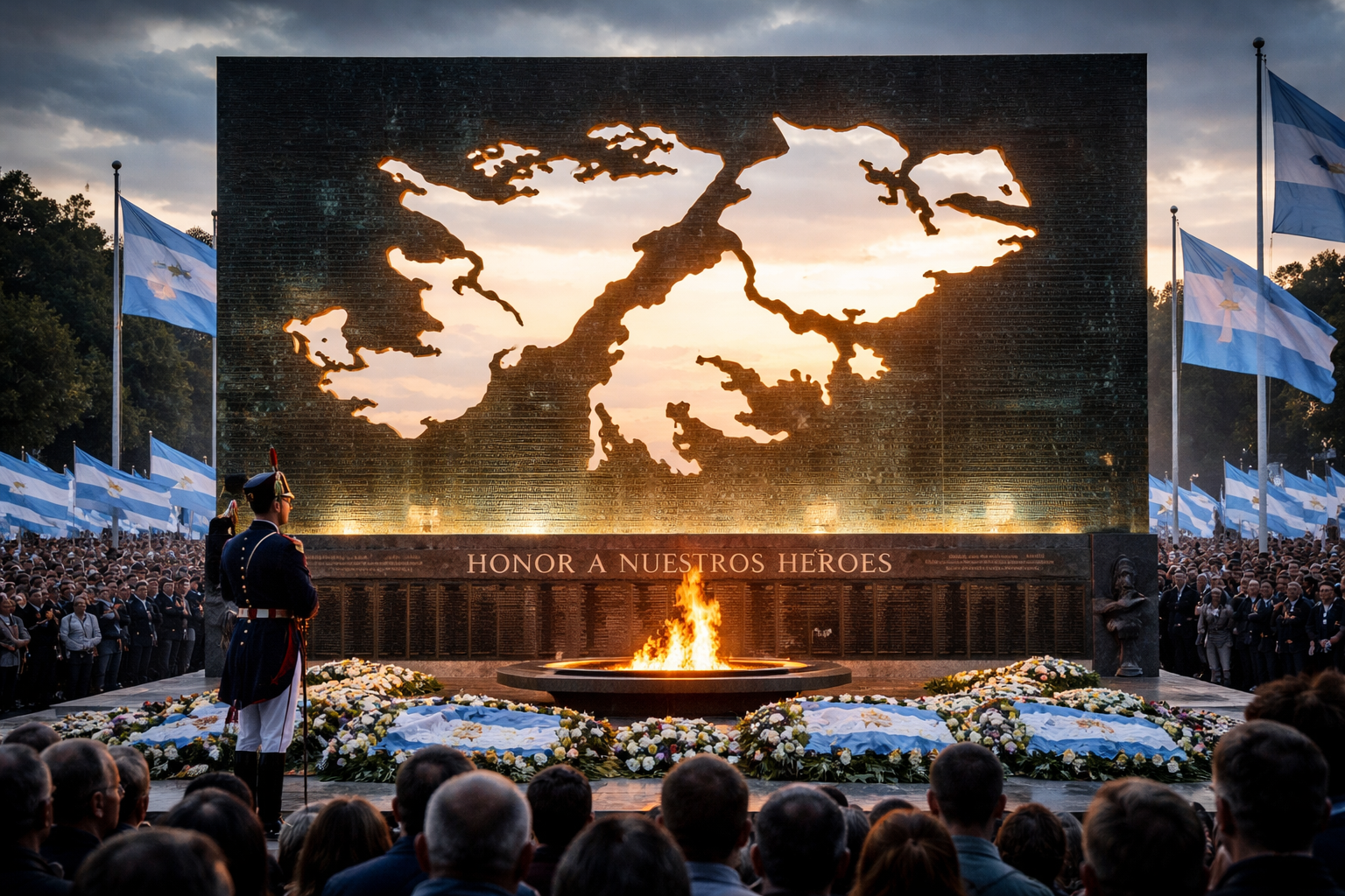 1° de abril, la Vigilia por el 44° Aniversario de Malvinas, se realizara en la Plaza Islas Malvinas de la ciudad de La Plata