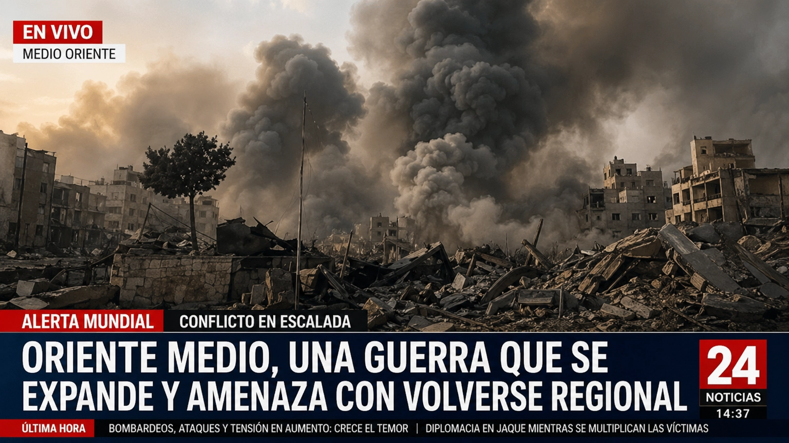 Oriente Medio, una guerra que se expande y amenaza con volverse regional