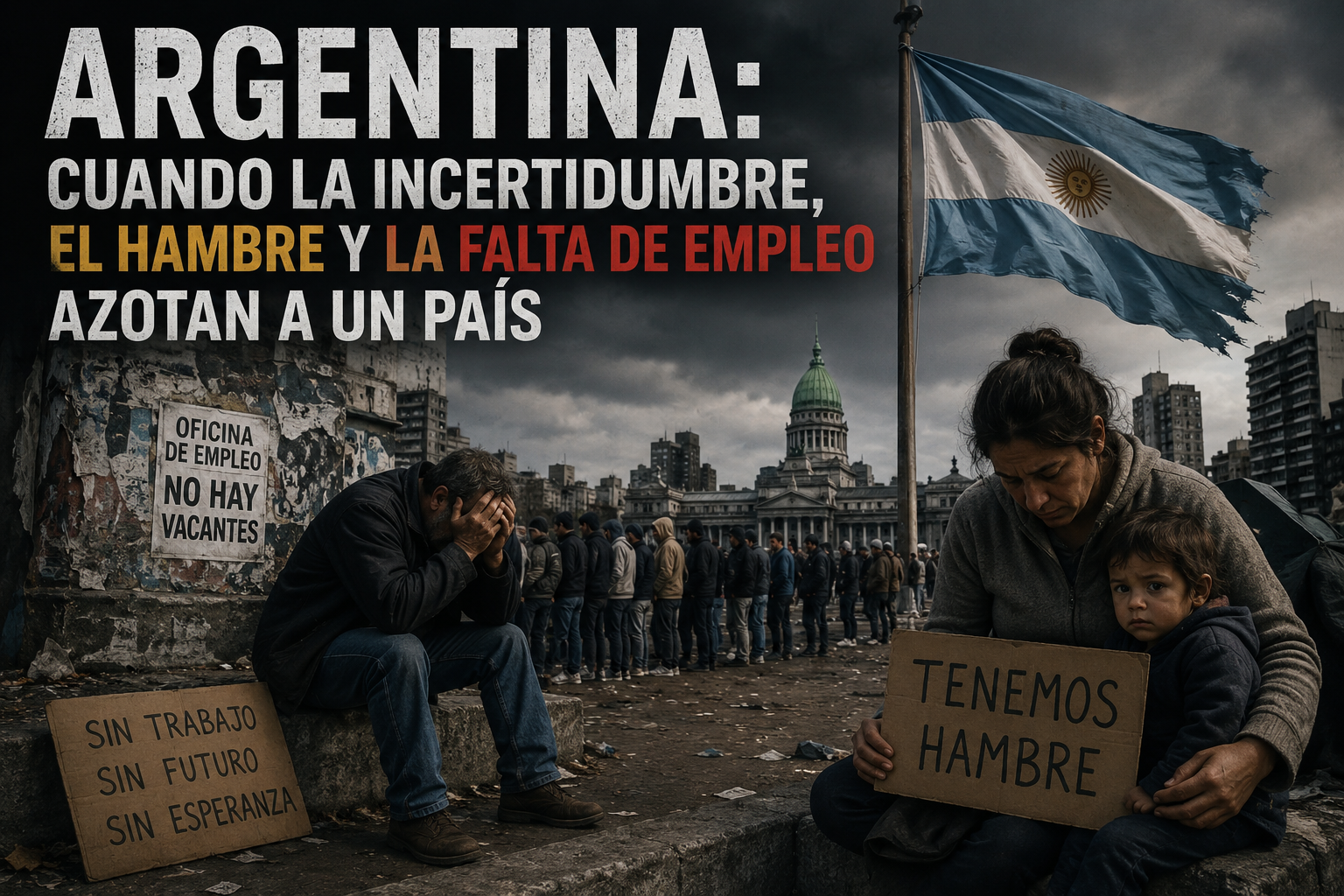 ARGENTINA: CUANDO LA INCERTIDUMBRE, EL HAMBRE Y LA FALTA DE EMPLEO AZOTAN A UN PAÍS
