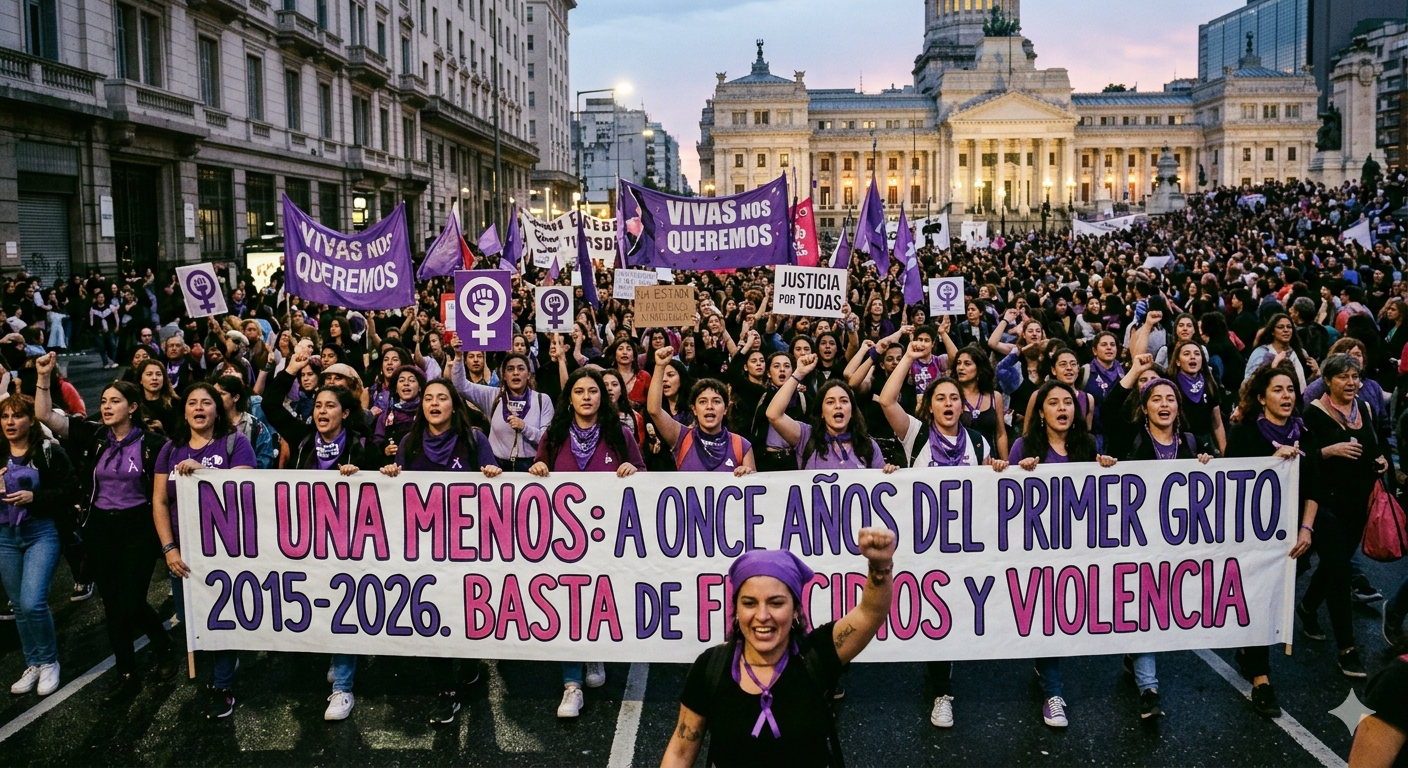 “NI UNA MENOS”: A ONCE AÑOS DEL PRIMER GRITO QUE DESPERTÓ A LA ARGENTINA Y A LA REGIÓN