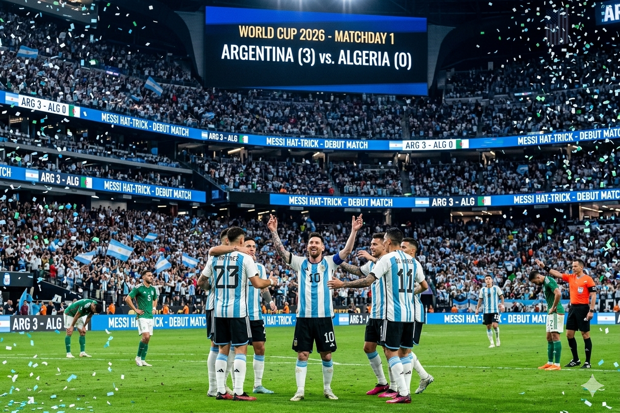 Tres Destellos de D10S Iluminan a Argentina en el Inicio de su Defensa Mundialista