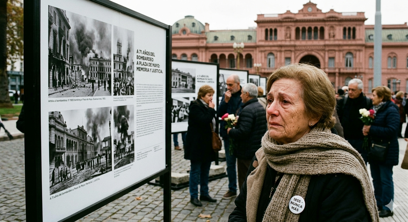 A 71 AÑOS DEL BOMBARDEO A PLAZA DE MAYO, LA HERIDA QUE AÚN ATRAVIESA A LA ARGENTINA