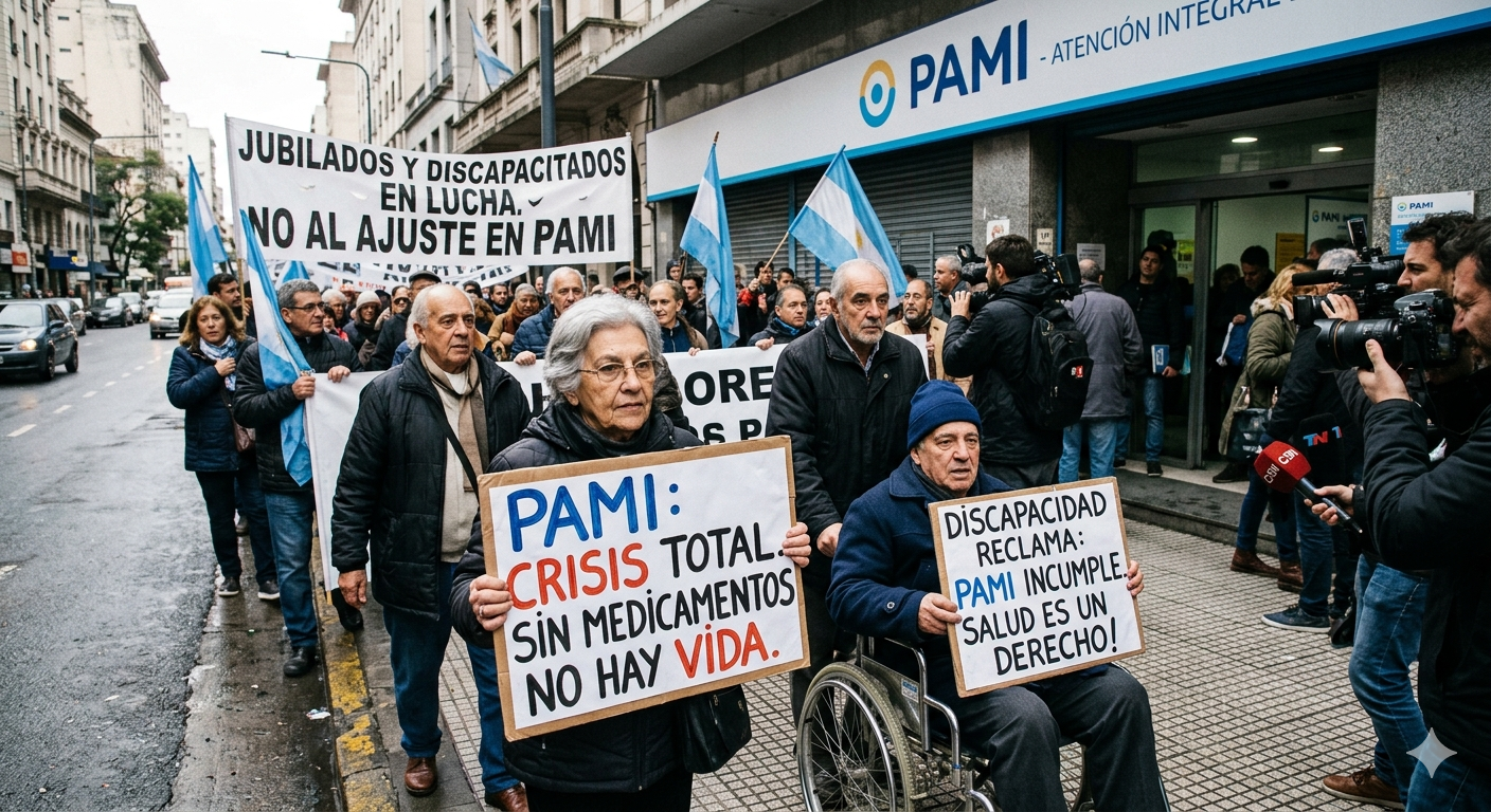 ENTRE LA INCERTIDUMBRE Y EL ABANDONO: LA CRISIS DEL PAMI, LOS ADULTOS MAYORES Y EL RECLAMO DE LAS PERSONAS CON DISCAPACIDAD