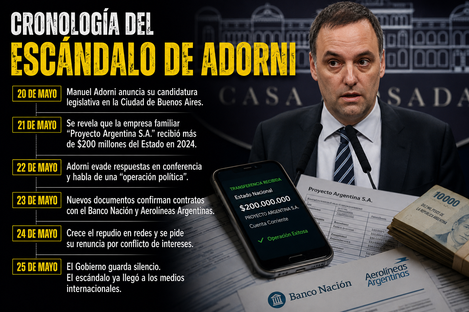 CRÓNICA DE UNA IMPUNIDAD A CIELO ABIERTO, EL “EFECTO ADORNI” Y LA FARSA DEL AJUSTE