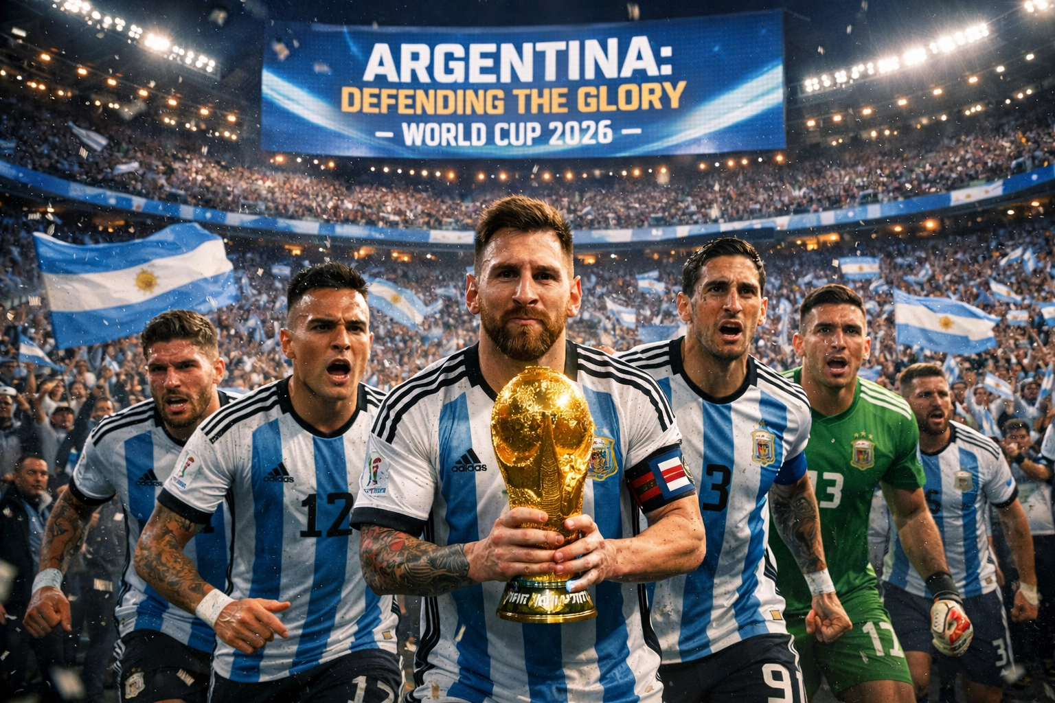 ARGENTINA, LISTA PARA DEFENDER LA GLORIA: EL DESAFÍO DE REVALIDAR EL TÍTULO EN EL MUNDIAL 2026