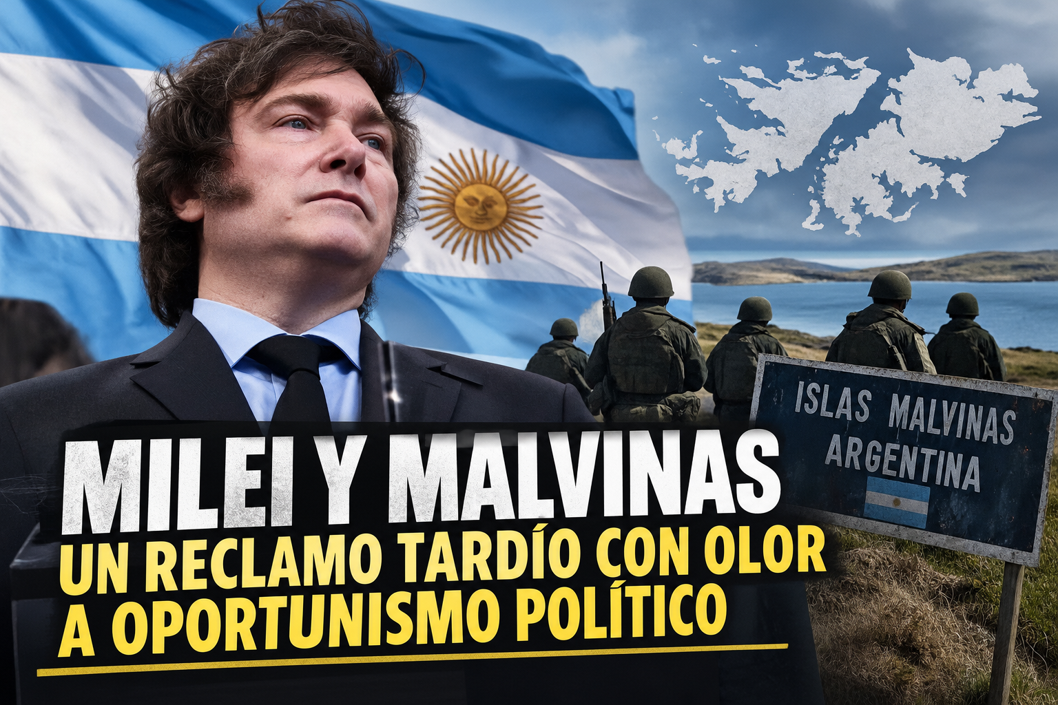 MILEI Y MALVINAS: Un Reclamo Tardío con Olor a Oportunismo Político
