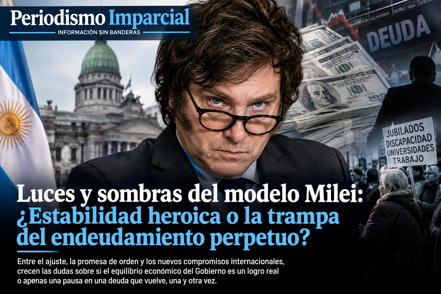 Luces y sombras del modelo Milei, ¿Estabilidad heroica o la trampa del endeudamiento perpetuo?