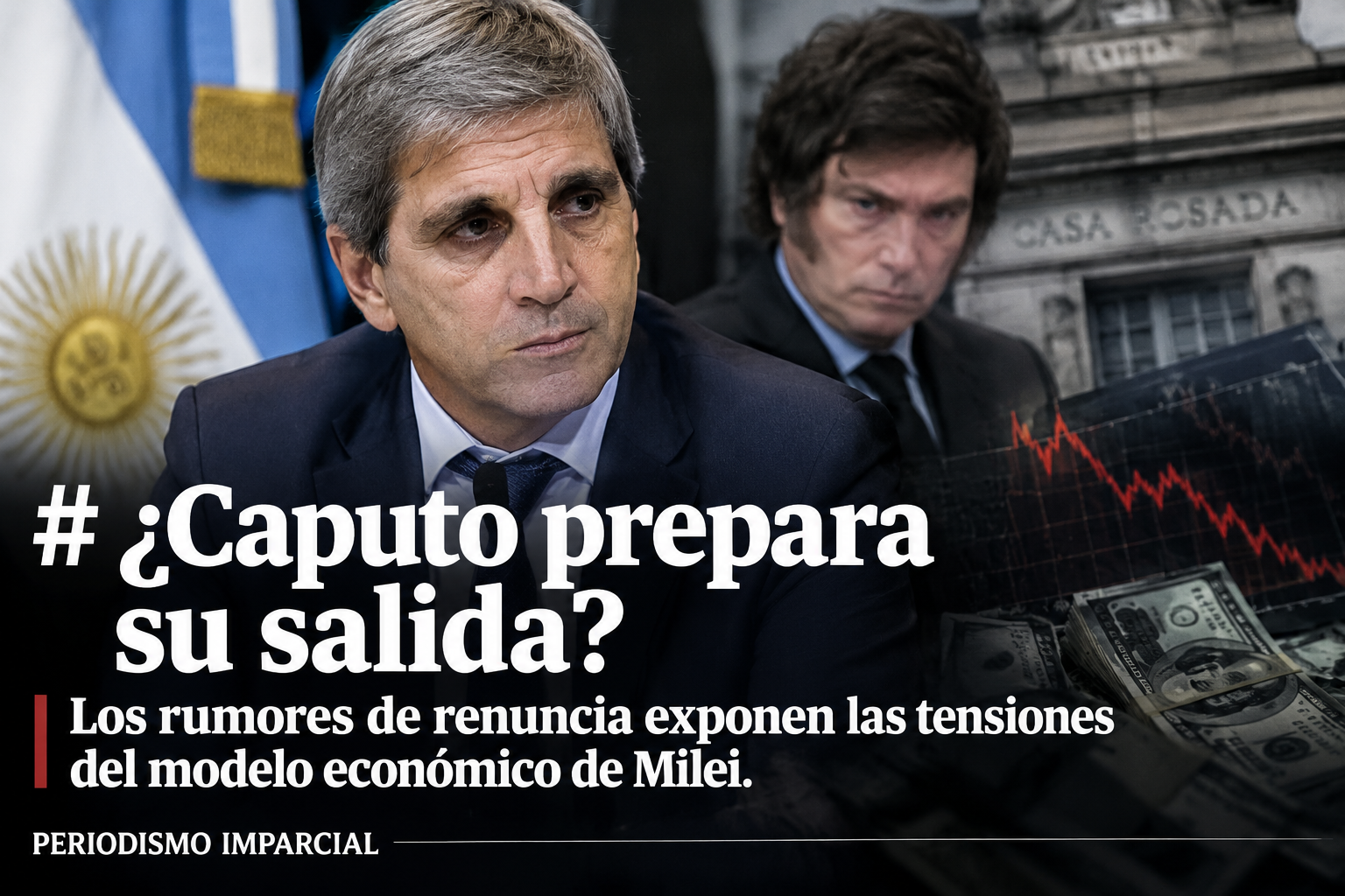 ¿Caputo prepara su salida? Los rumores de renuncia exponen las tensiones del modelo económico de Milei